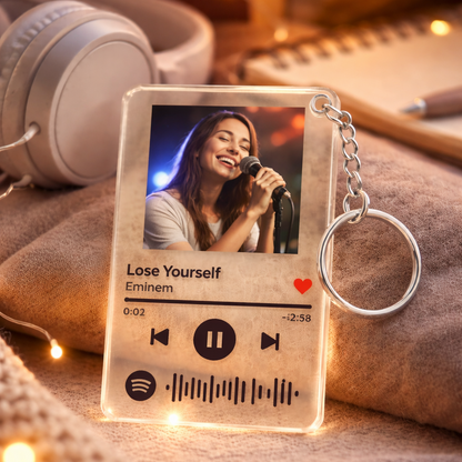 Song In Your Pocket™ – Custom Music Keychain